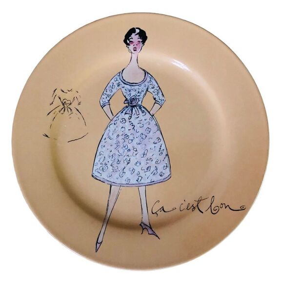 Fashion Dessert Plates 8 inches by Rosanna, Lot of 4 in Box - Picture 4 of 7